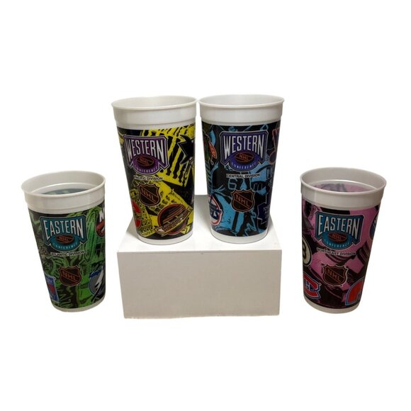 McDonald's Canada NHL Promo Cup Eastern & Western Conference Hockey Vintage 1995 - Picture 1 of 16